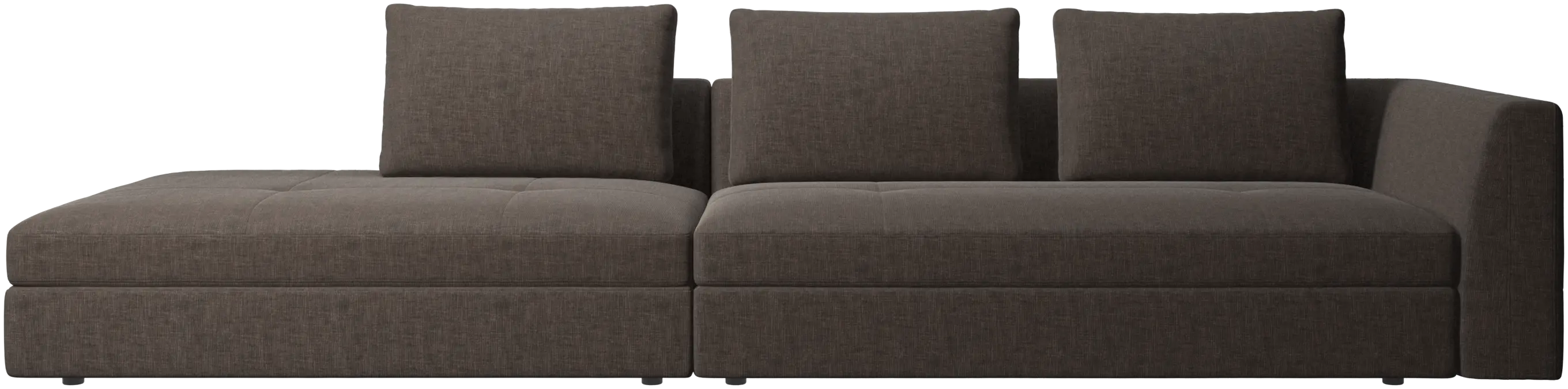 Bergamo sofa with lounging unit