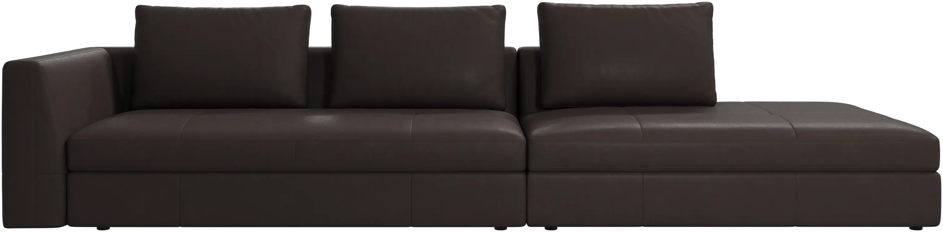 Bergamo sofa with lounging unit