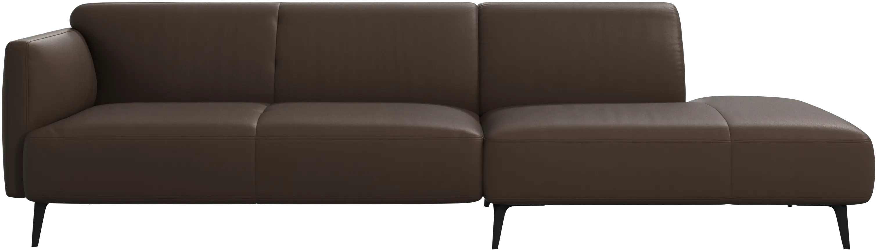 Modena sofa with lounging unit