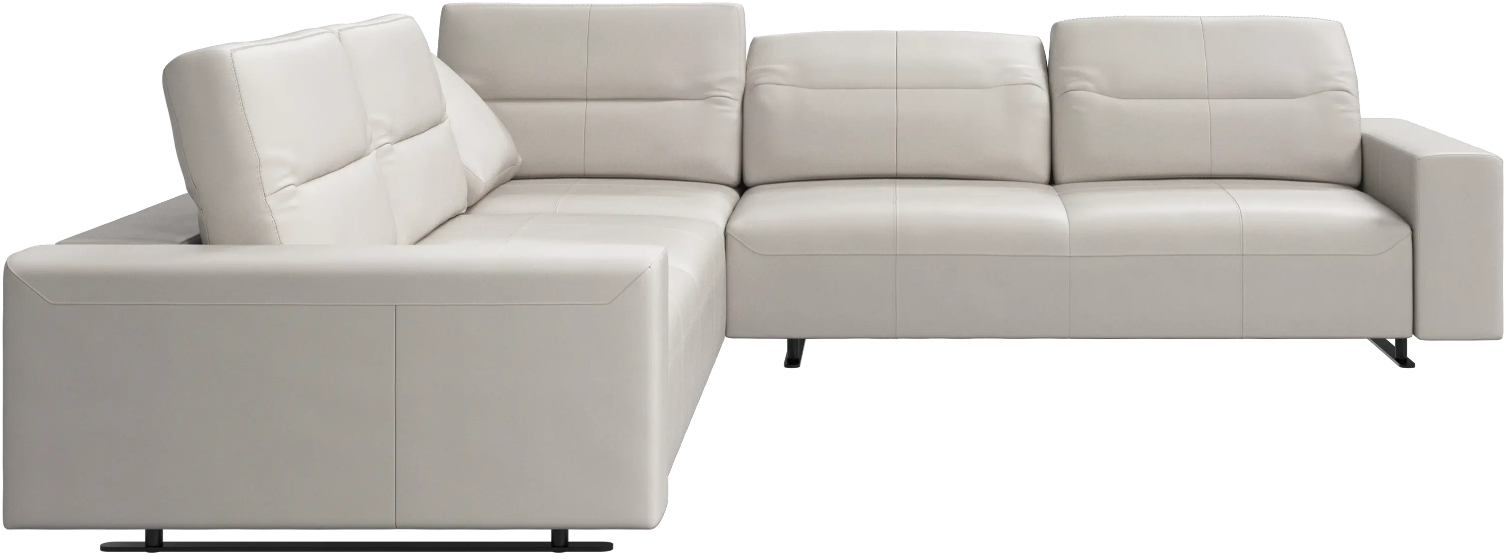 Hampton corner sofa with adjustable back