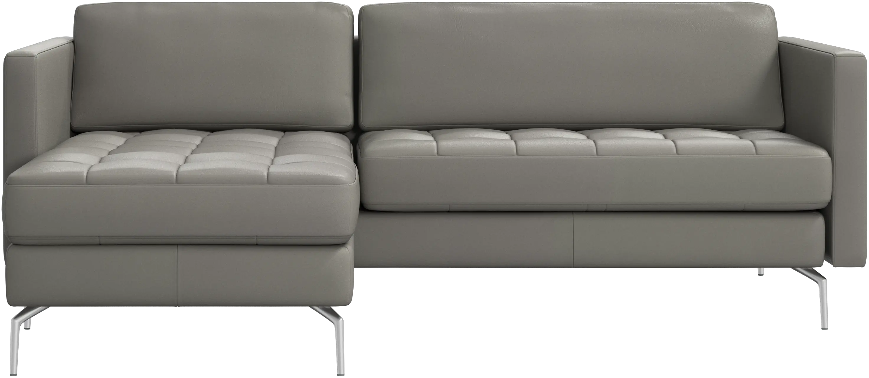 Osaka sofa with resting unit, tufted seat