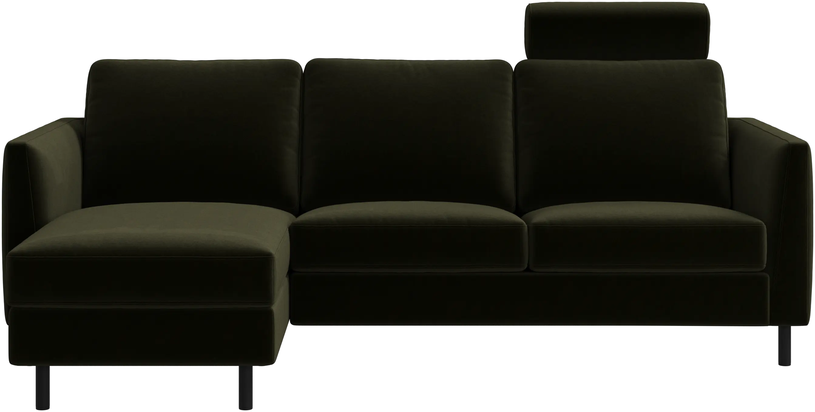 Indivi zitbank met chaise longue links