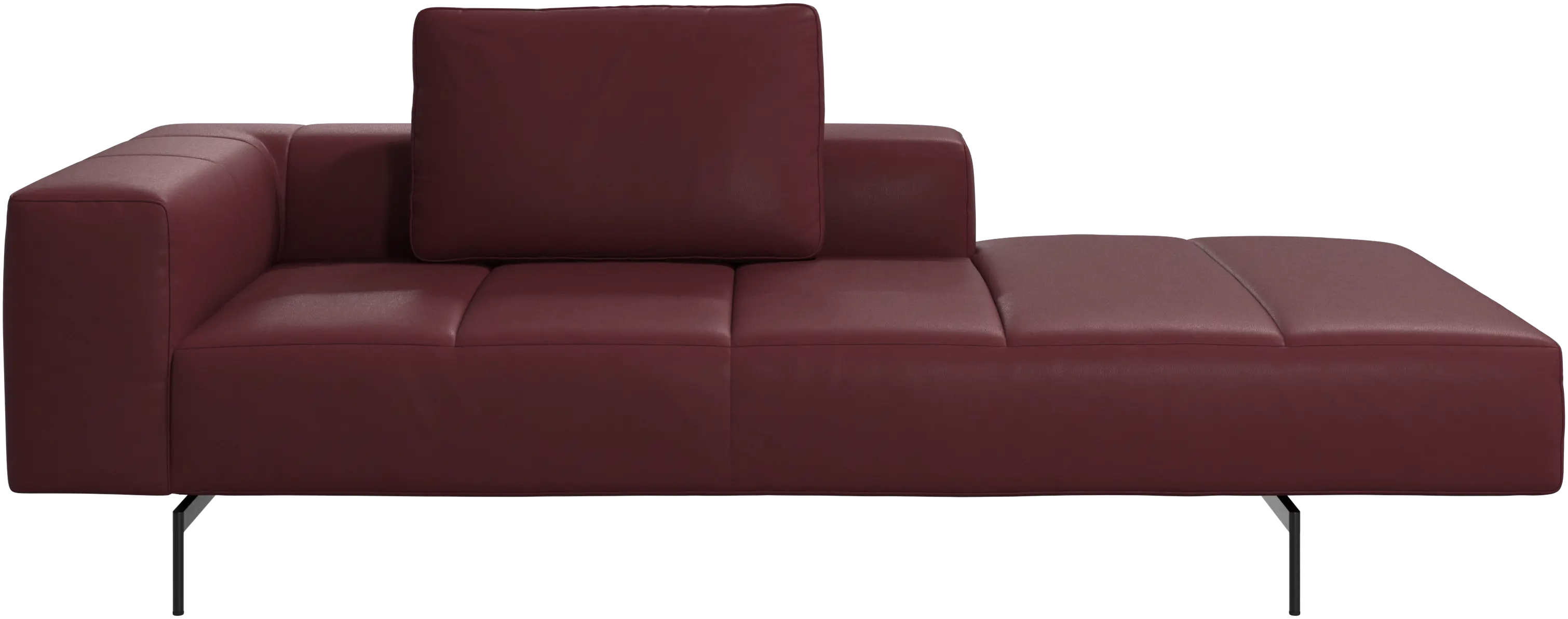 Amsterdam Iounging module for sofa, armrest left, open end right