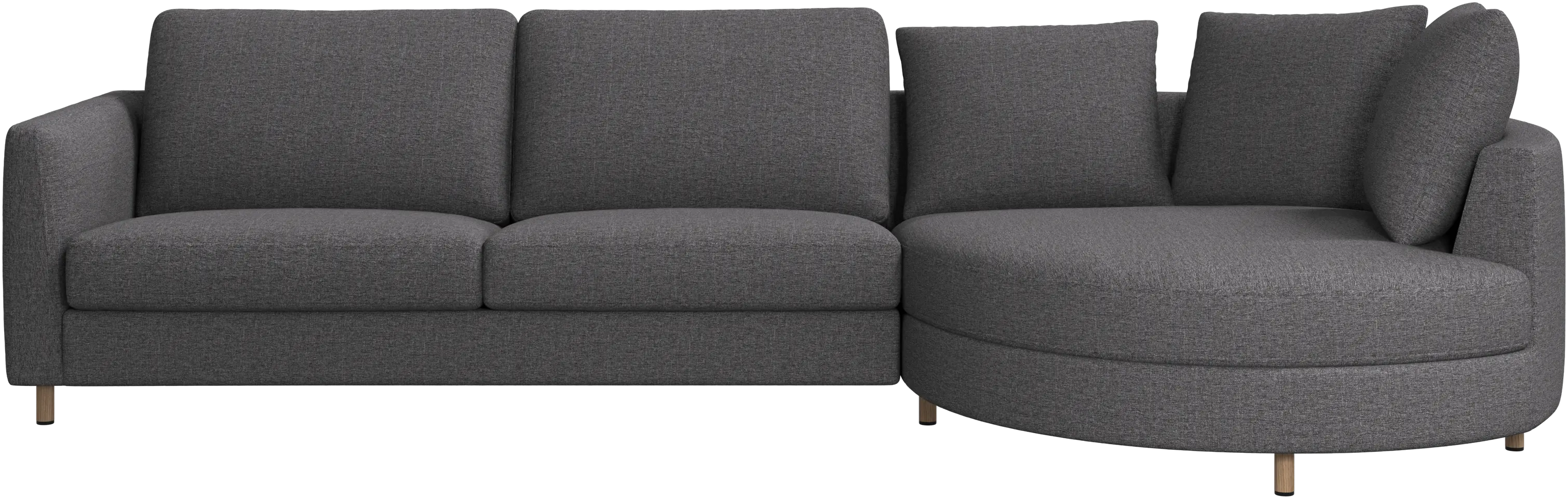 Sofá Indivi con módulo chaise-longue a la derecha
