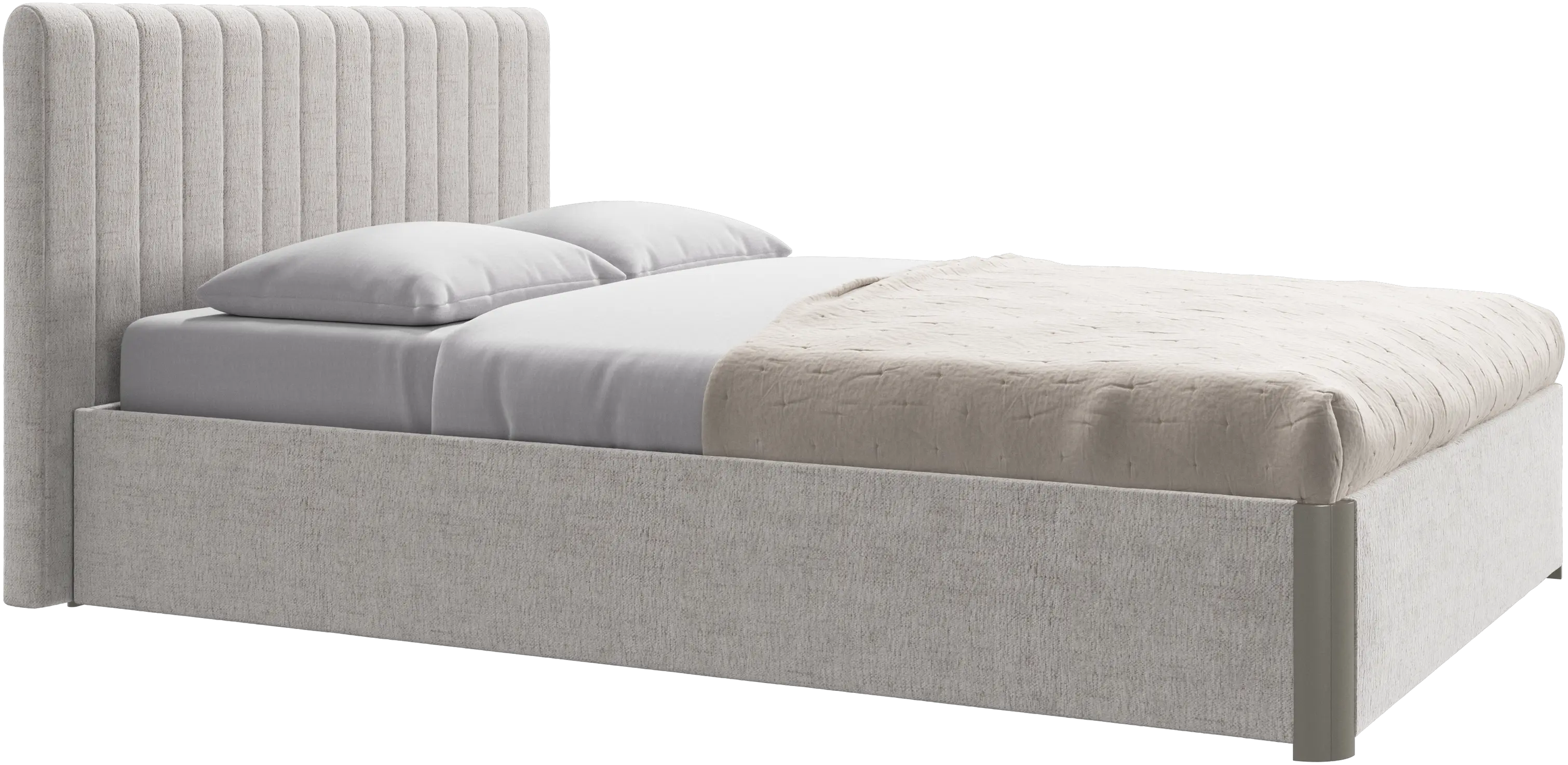 Element cama, cabecero montado en la cama, sin láminas, excl. colchón