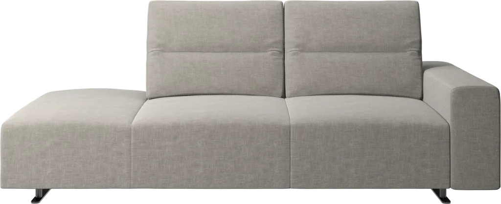 Sofa Hampton z regulowanym oparciem i szezlongiem po lewej stronie