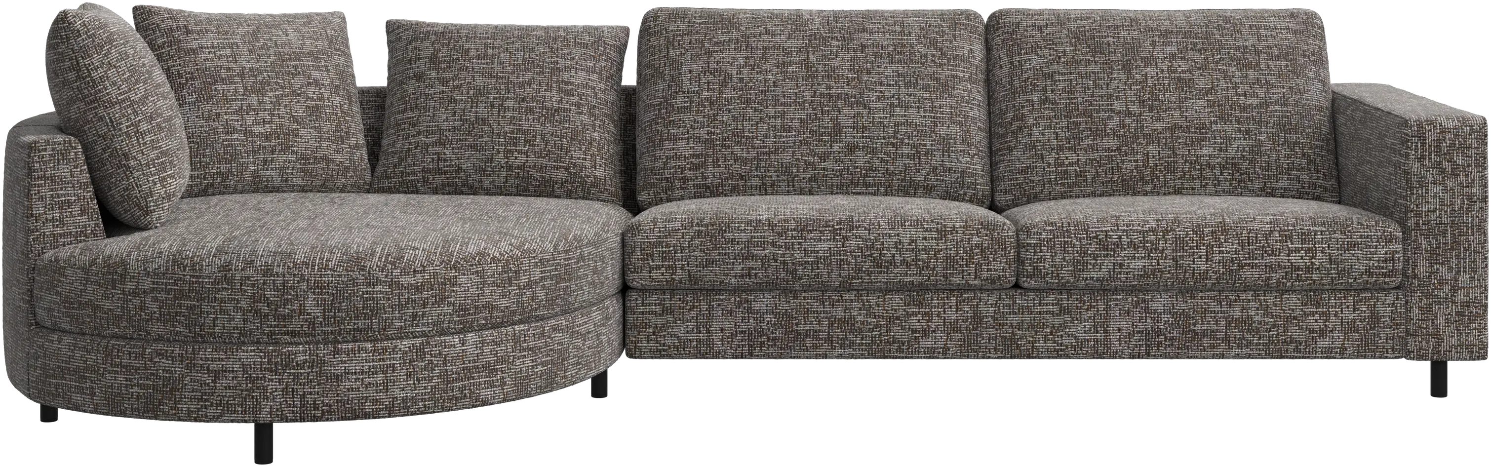 Indivi sofa with chaise longue left