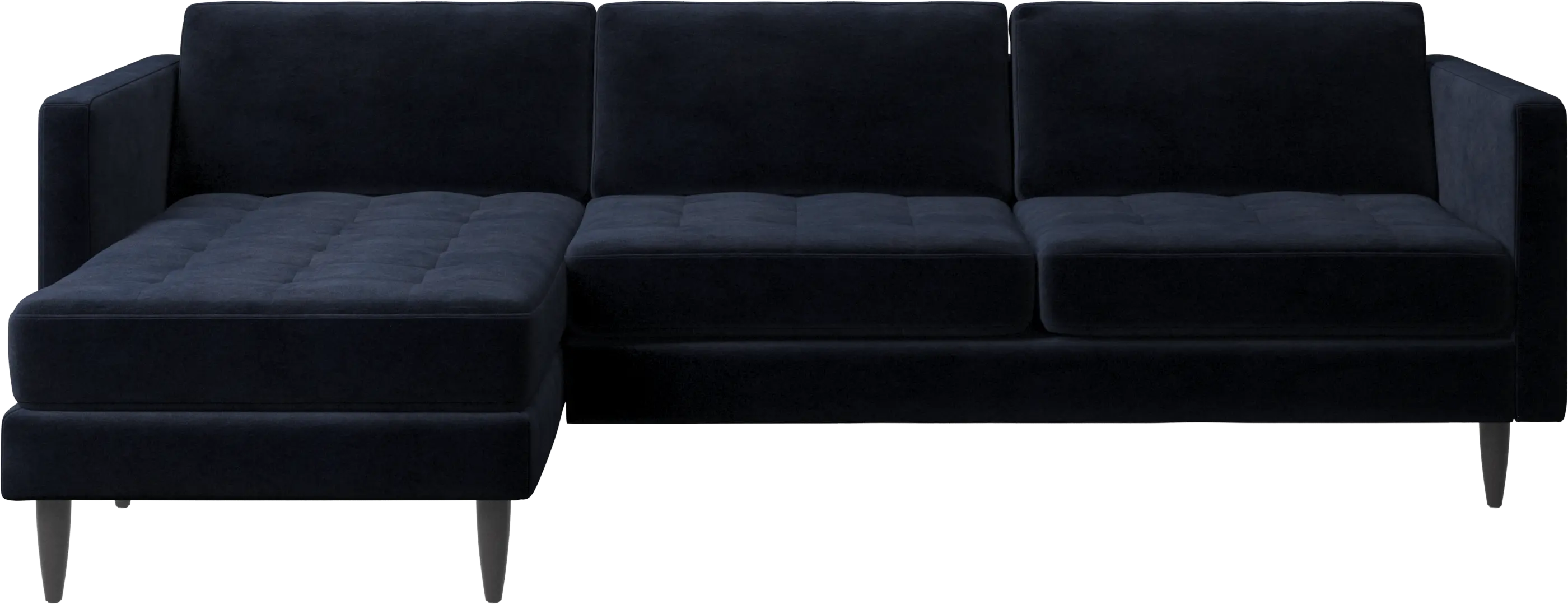 Osaka sofa with resting unit, tufted seat
