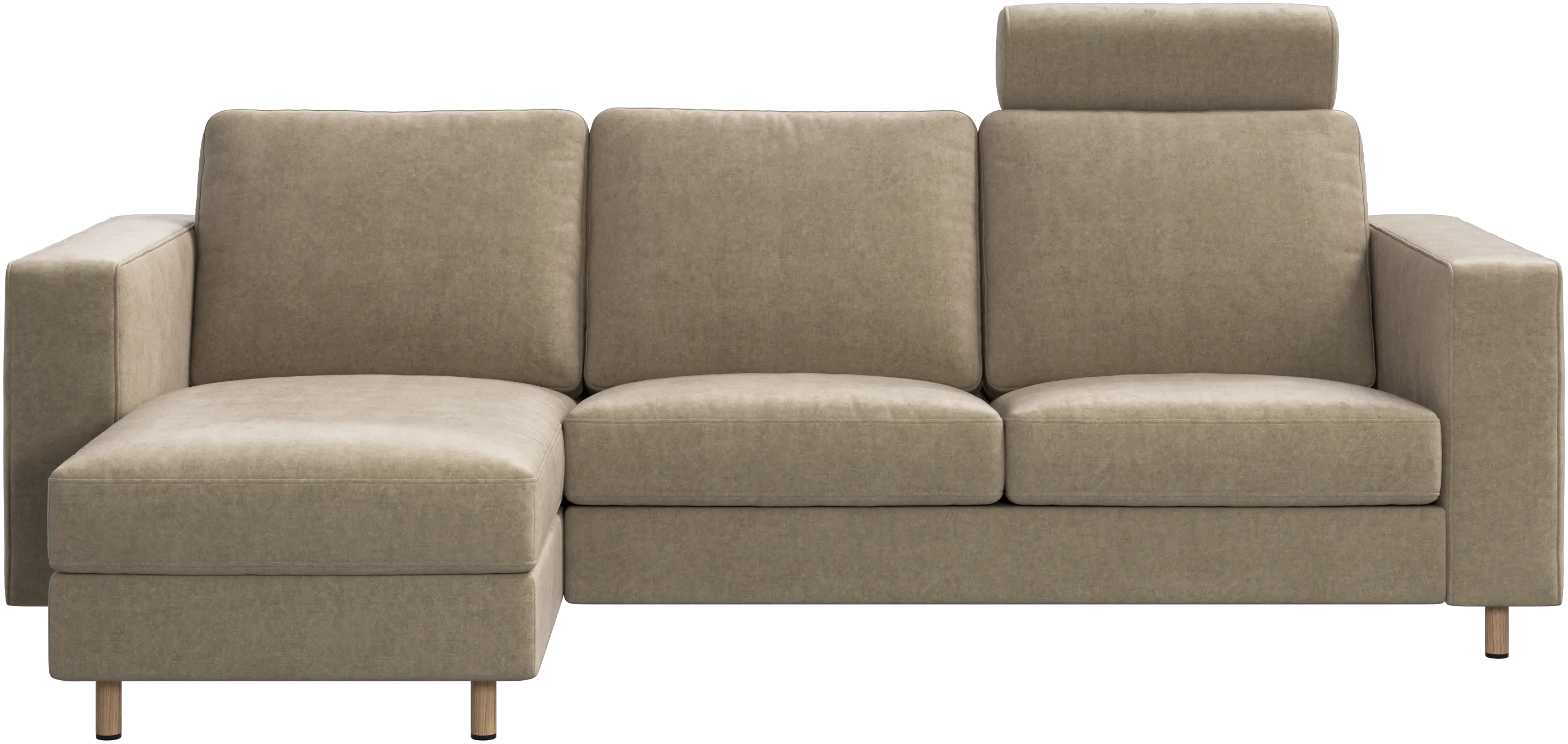 Sofá Indivi con módulo chaise-longue a la izquierda