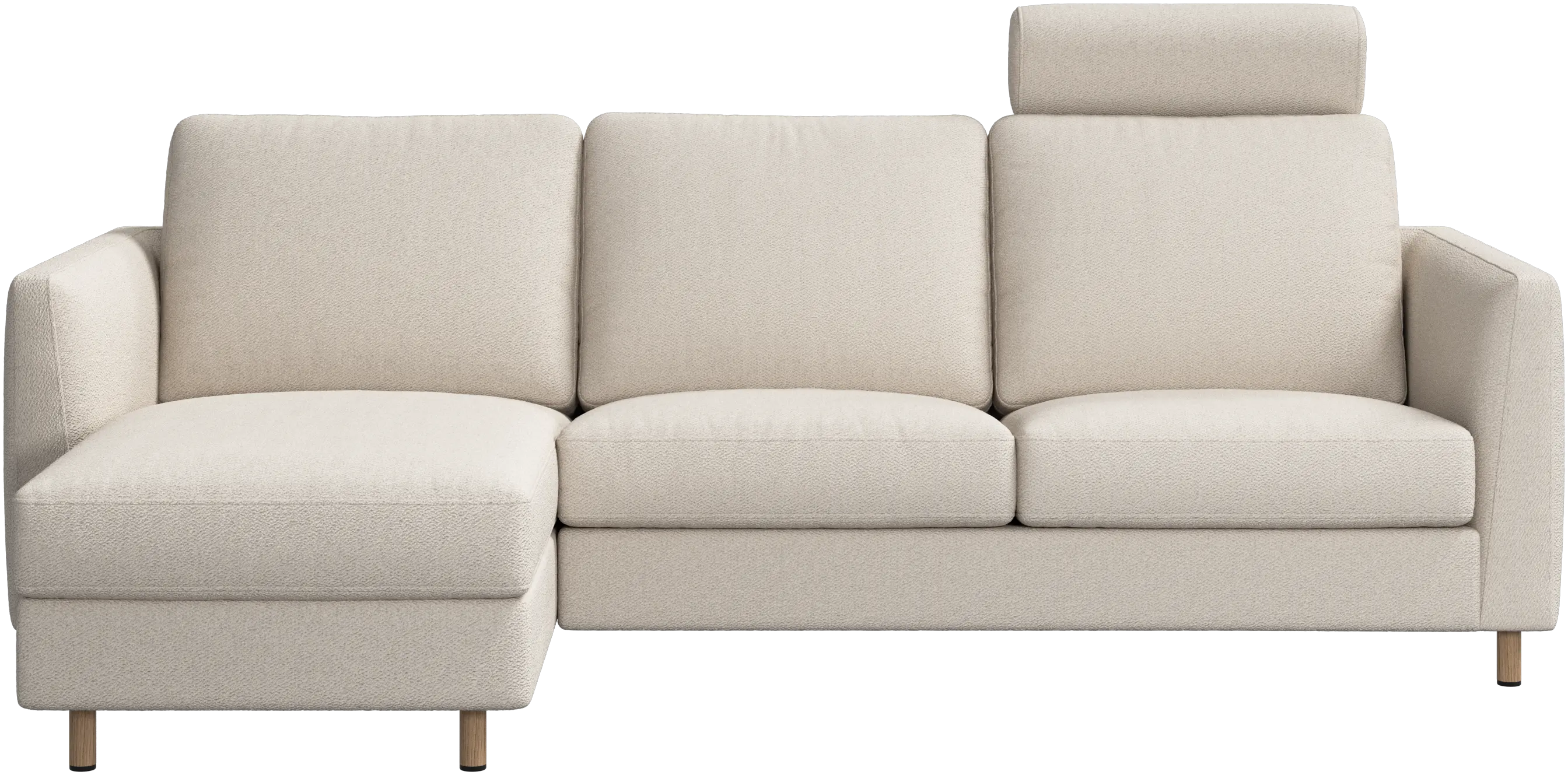 Indivi sofa with chaise longue left