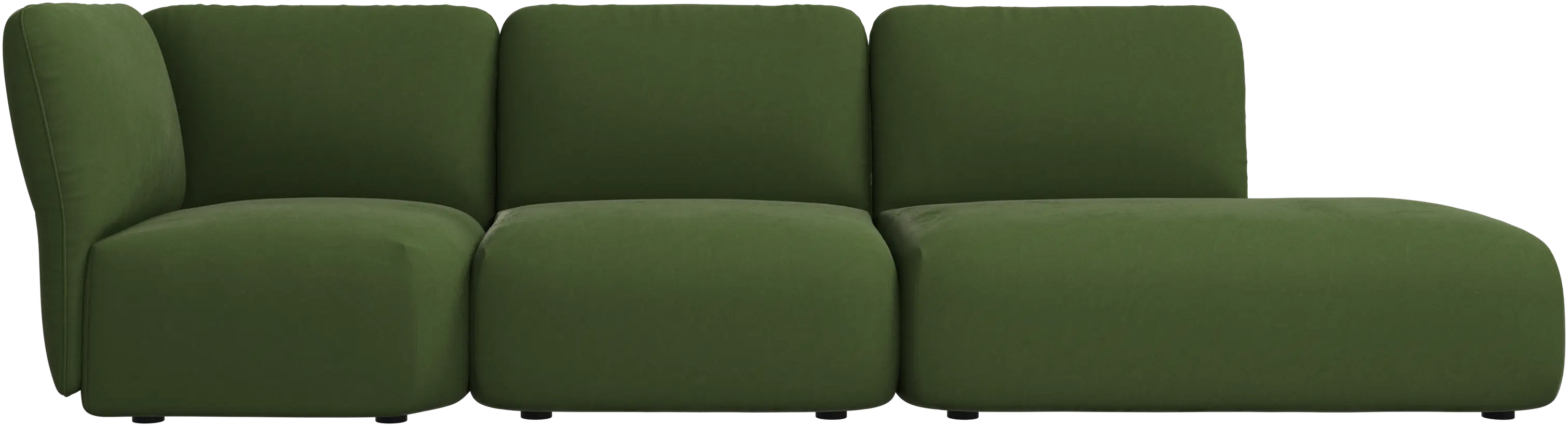 Paraggi sofa with lounging unit left