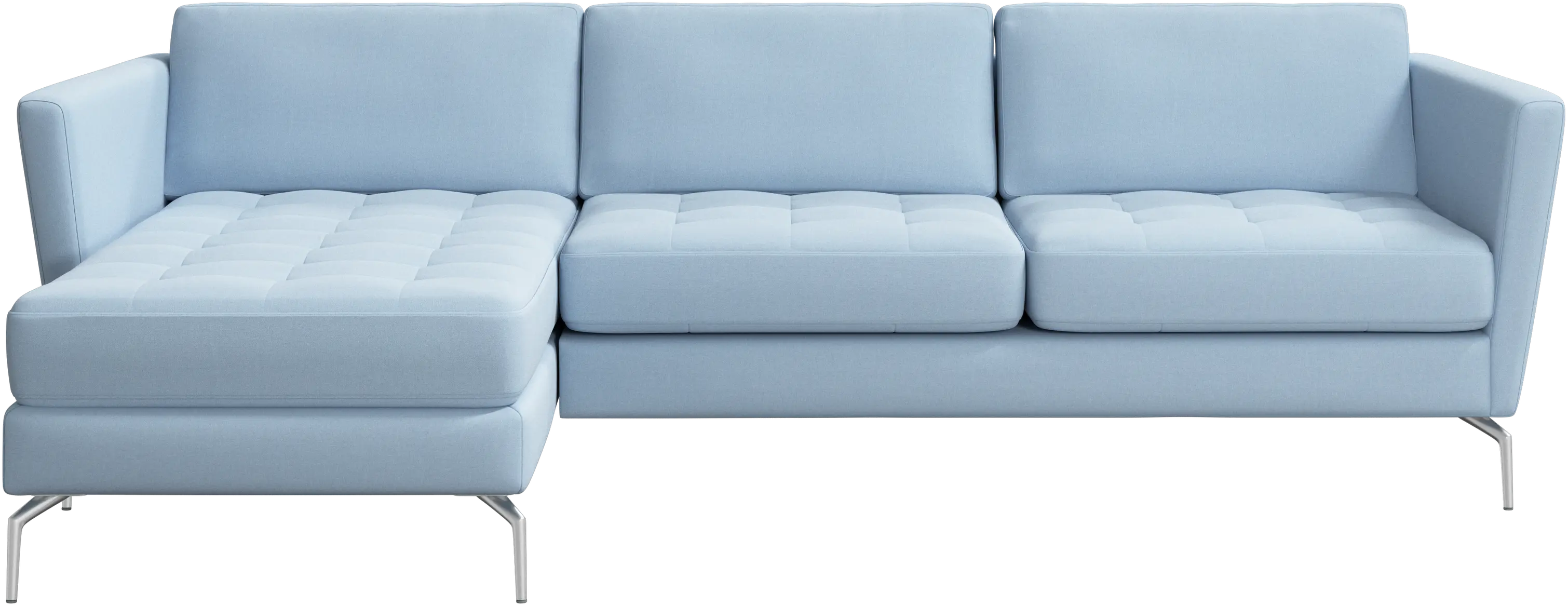 Osaka sofa with resting unit, tufted seat