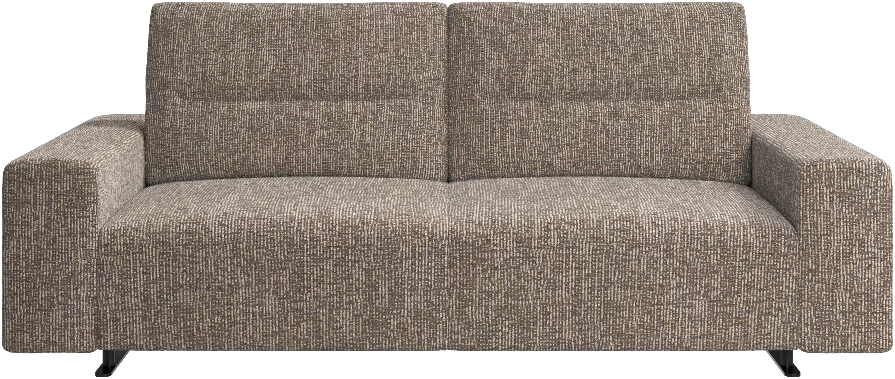 Hampton sofa with adjustable back and storage on the left side