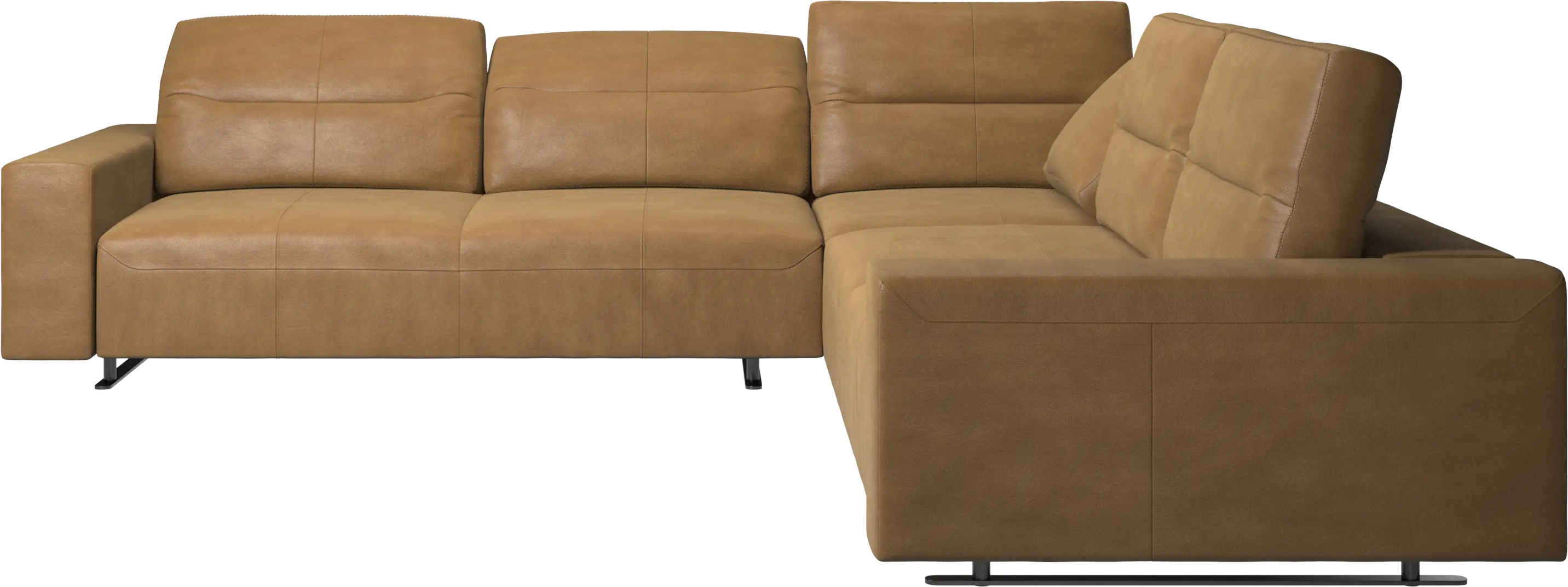 Hampton corner sofa with adjustable back