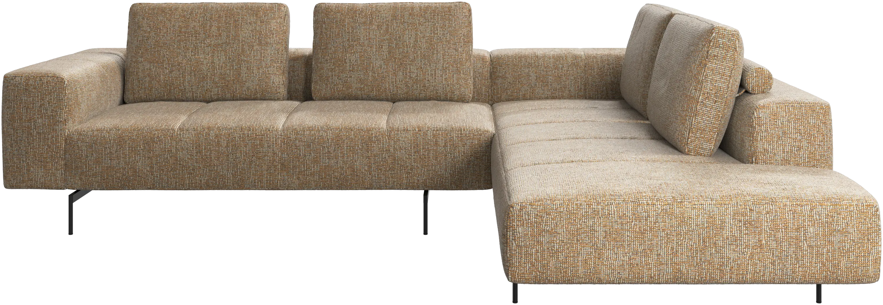 Amsterdam corner sofa with lounging unit