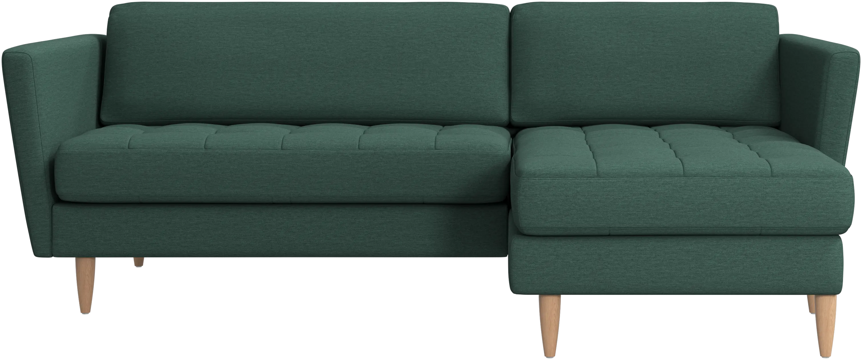 Osaka sofa with resting unit, tufted seat