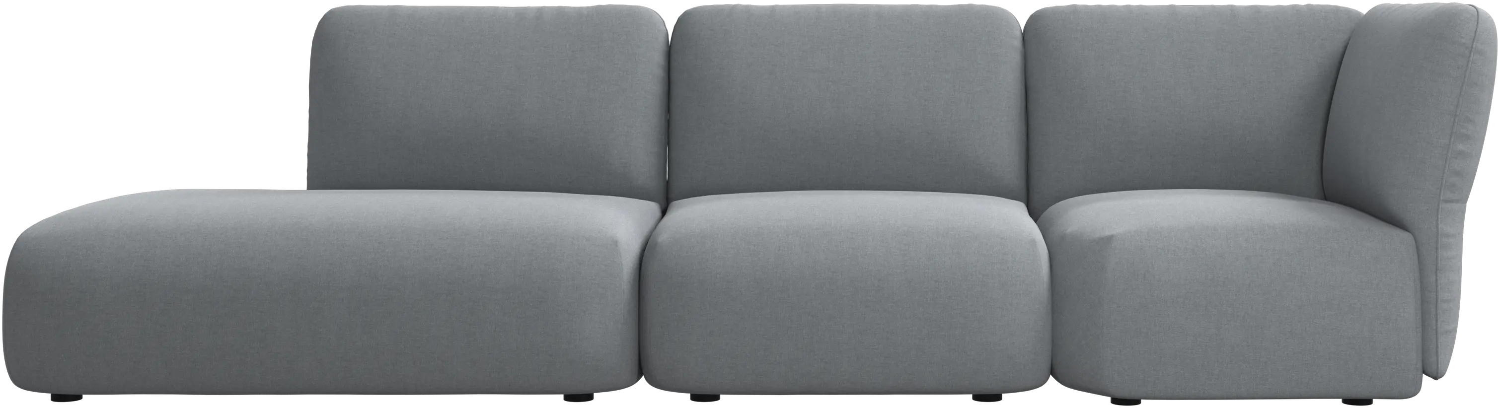 Paraggi sofa with lounging unit right