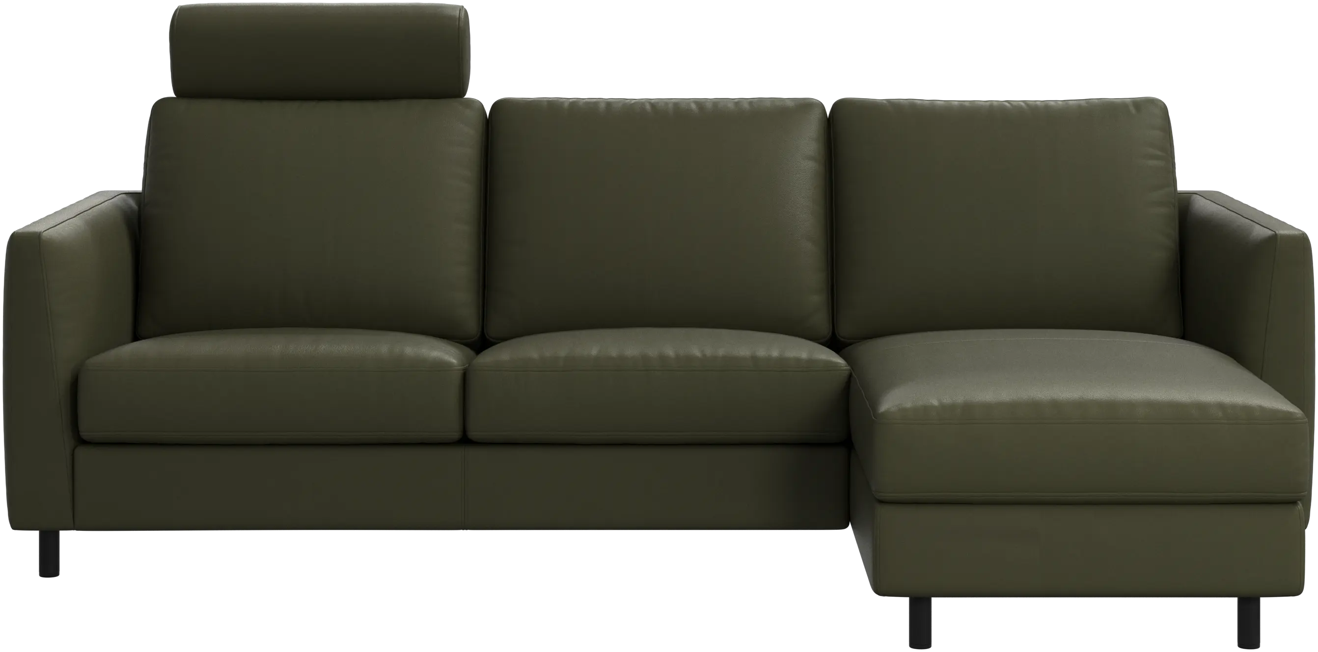 Sofá Indivi con módulo chaise-longue a la derecha