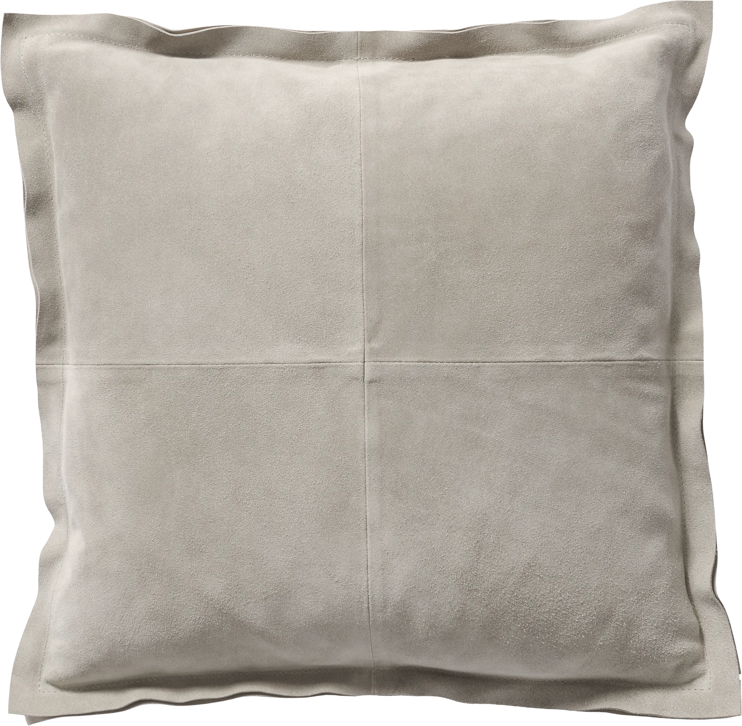 Suede cushion