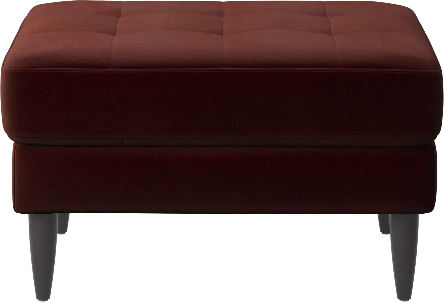 Osaka footstool, tufted seat