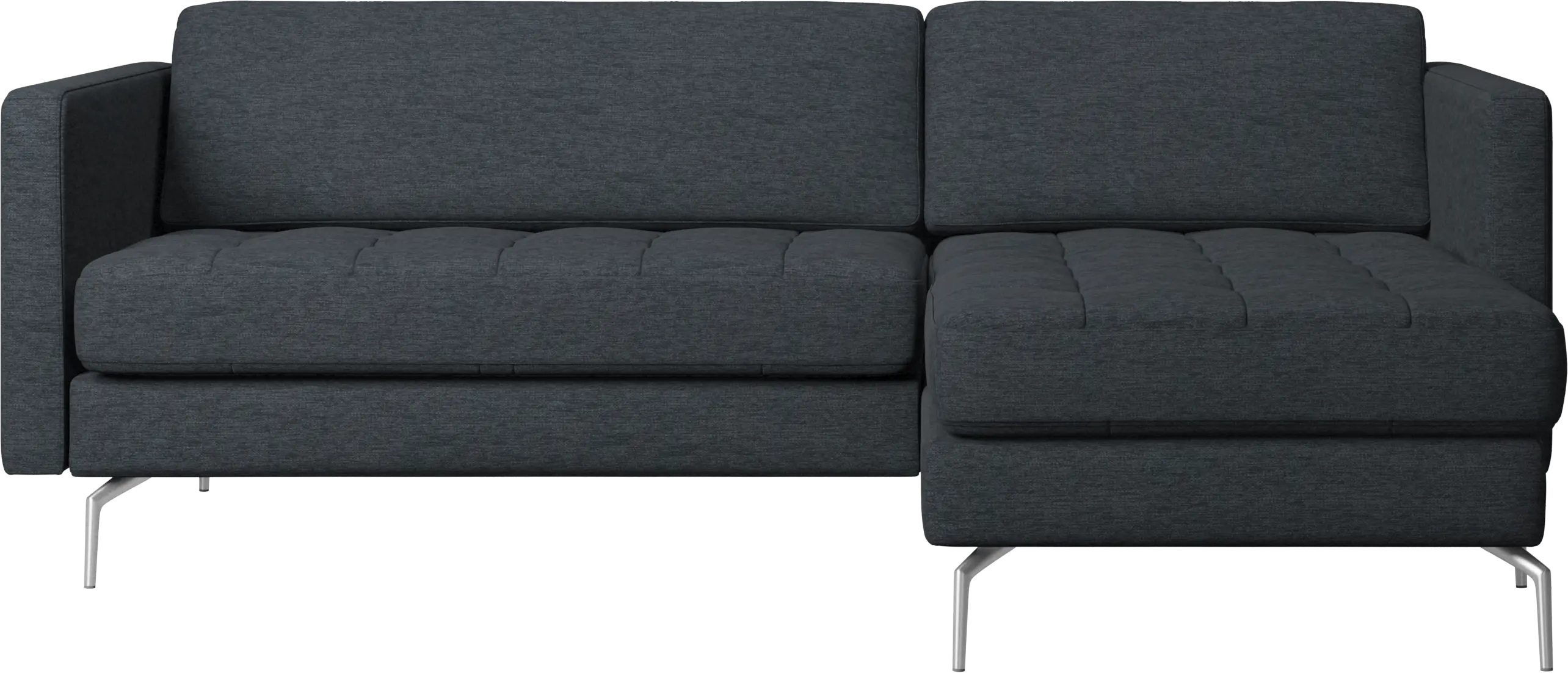 Osaka sofa with resting unit, tufted seat