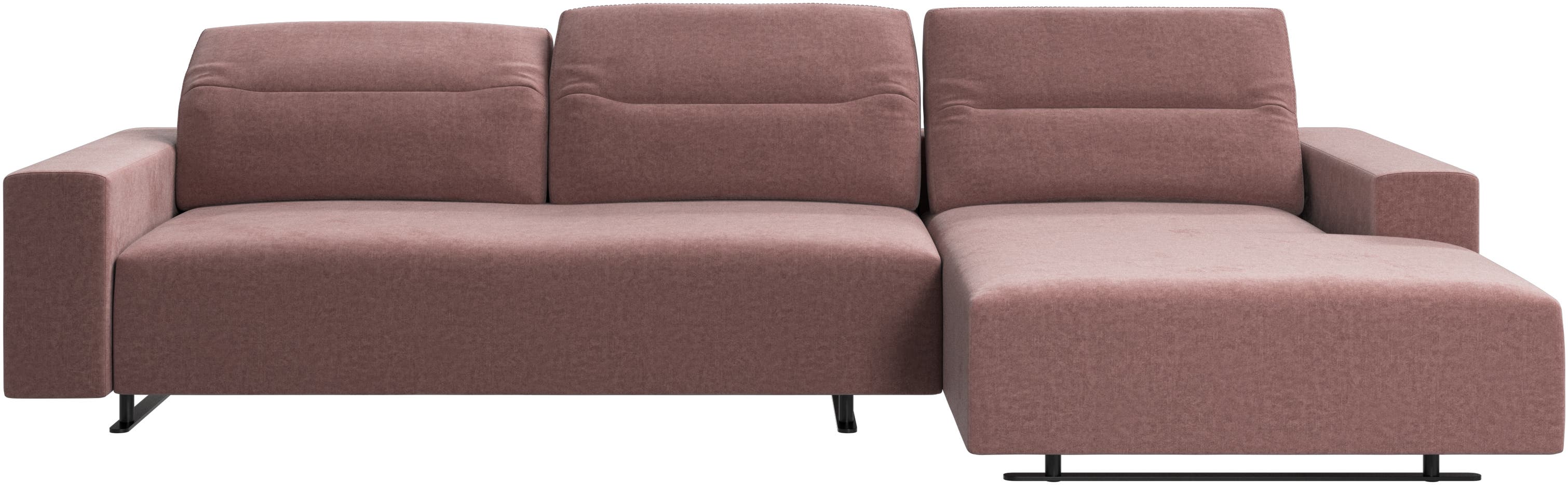 Hampton Sofa mit verstellbarem Rückenpolster und Ruhemodul rechts