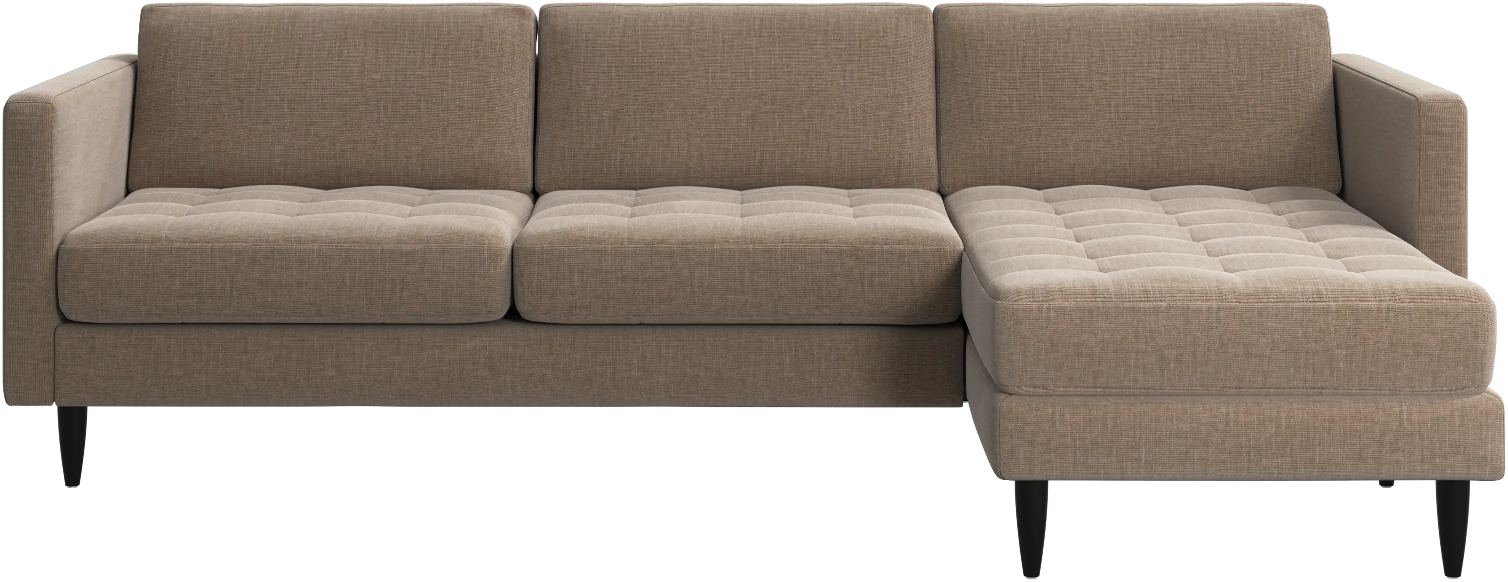 Osaka sofa with resting unit, tufted seat