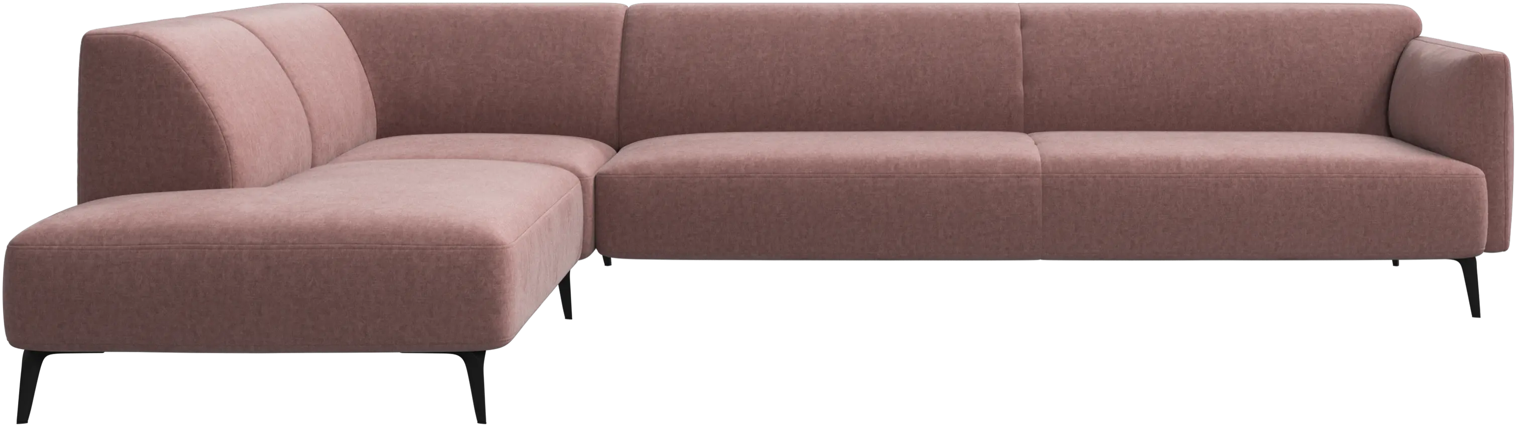 Modena corner sofa with lounging unit