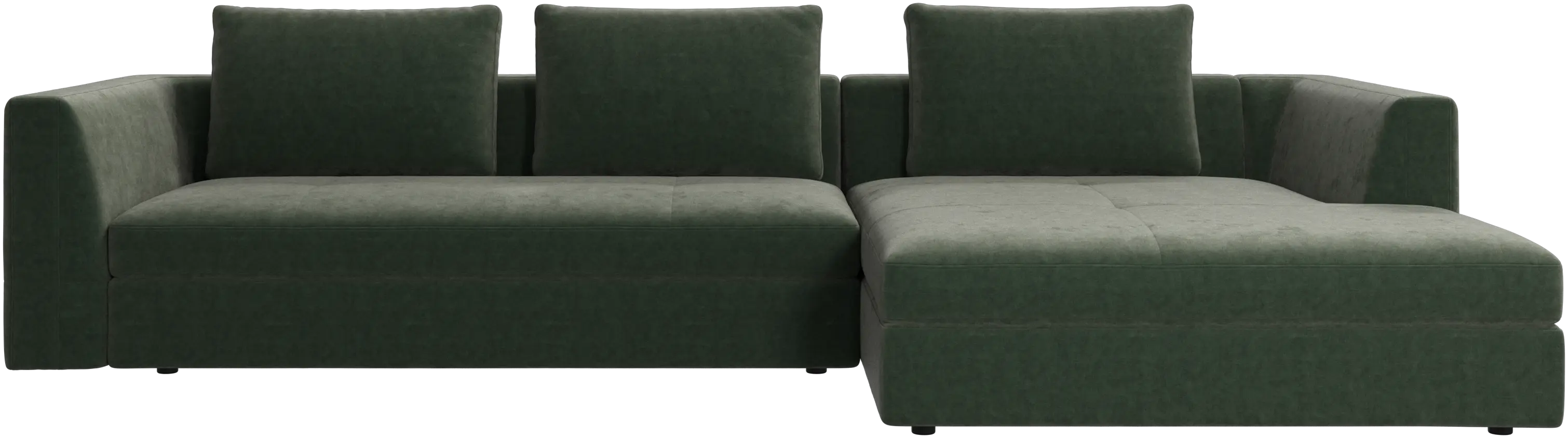 Bergamo sofa with resting unit