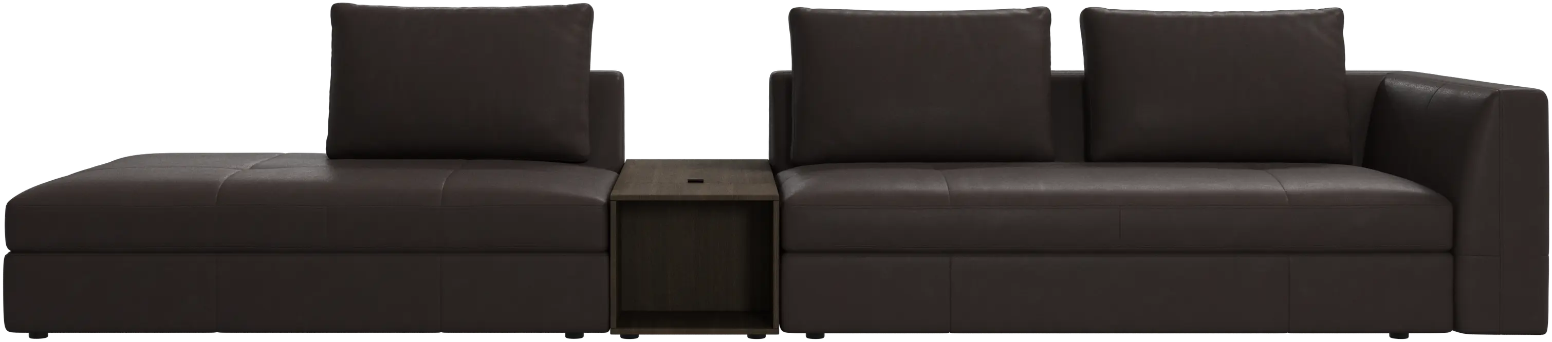 Bergamo 3 seater lounge sofa with storage