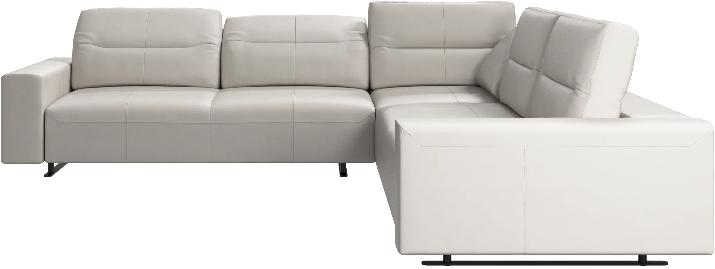 Hampton corner sofa with adjustable back