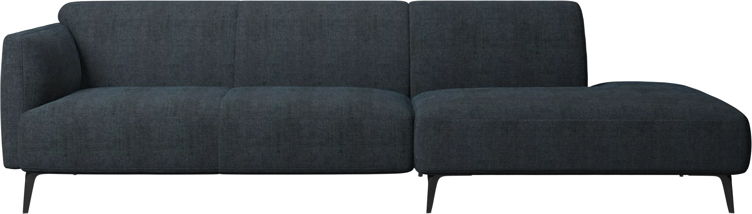 Modena sofa with lounging unit