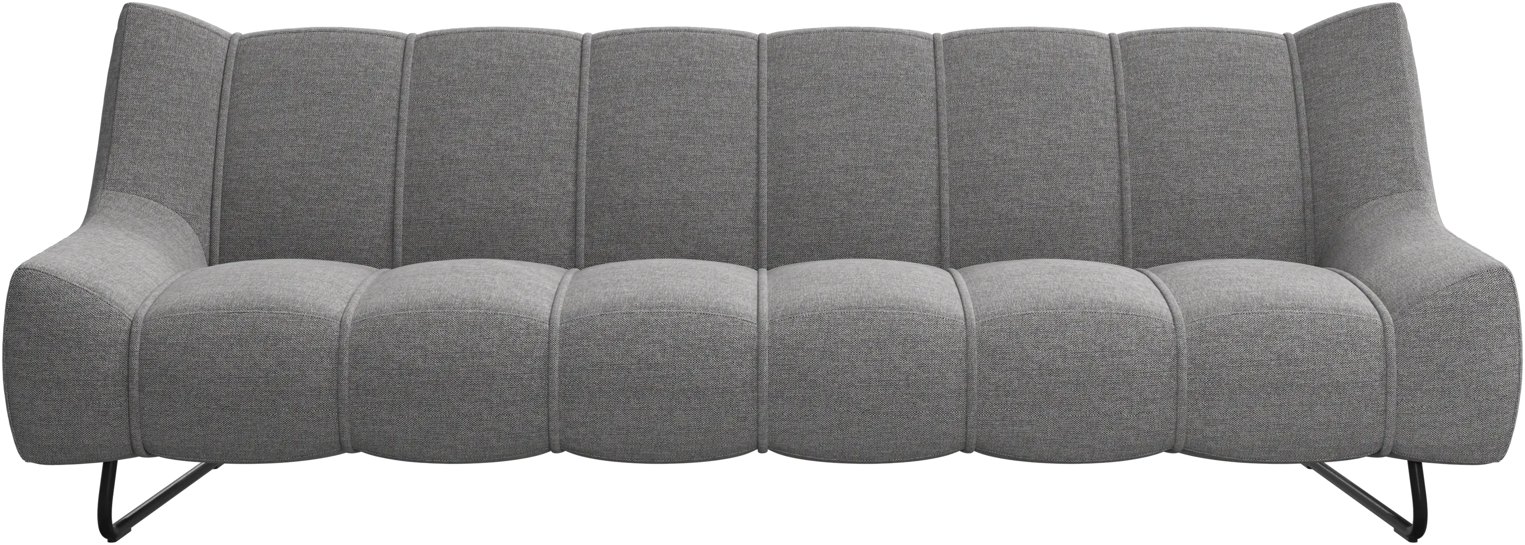 Sofá Nawabari de 3 plazas, patas bajas