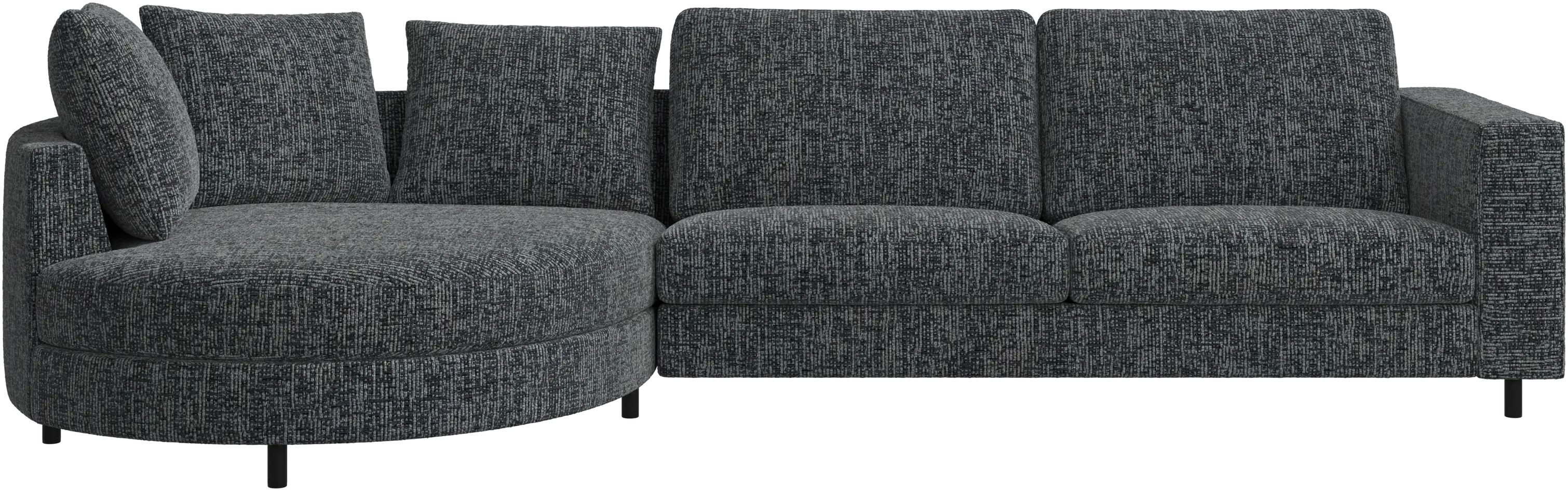 Indivi sofa with chaise longue left