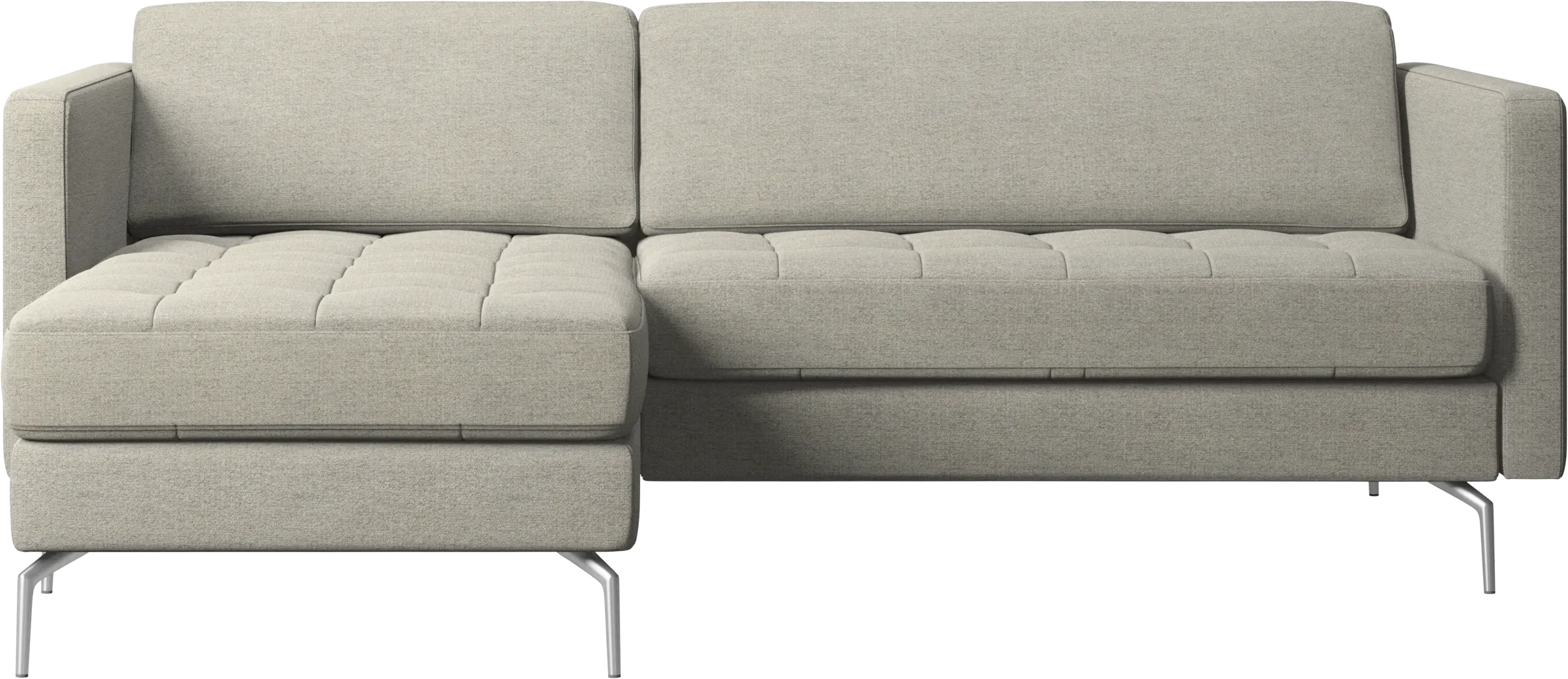 Osaka sofa with resting unit, tufted seat