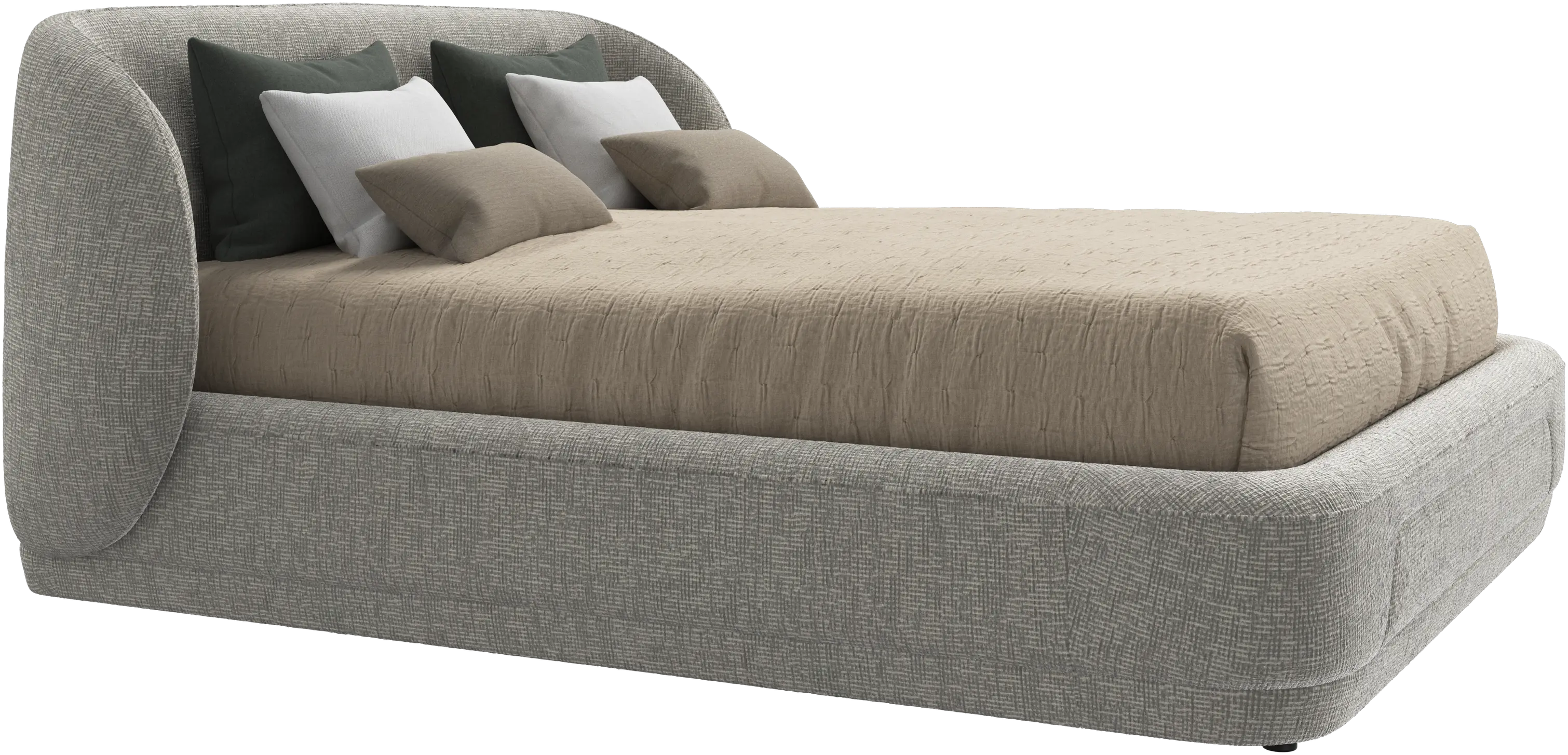 Bolzano bed with slats  - W152,5xL190cm