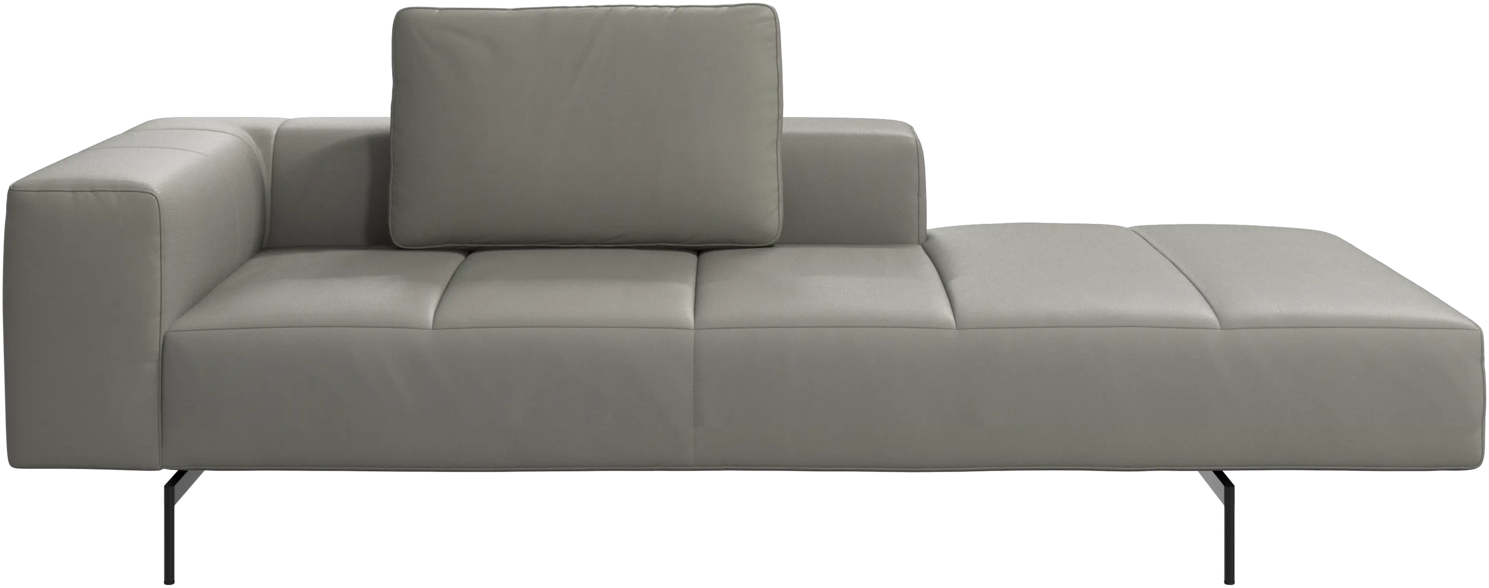 Amsterdam Iounging module for sofa, armrest left, open end right
