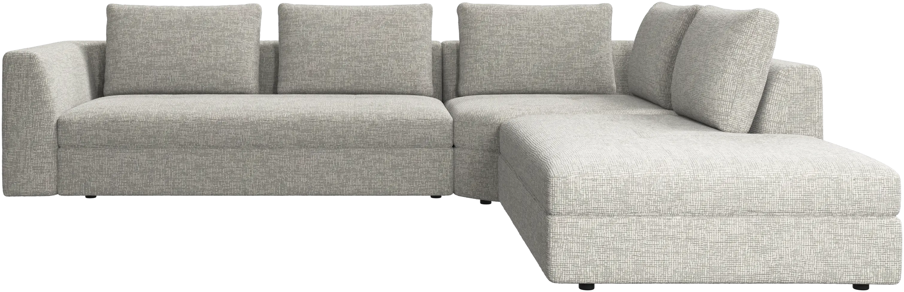 Bergamo corner sofa with lounging unit