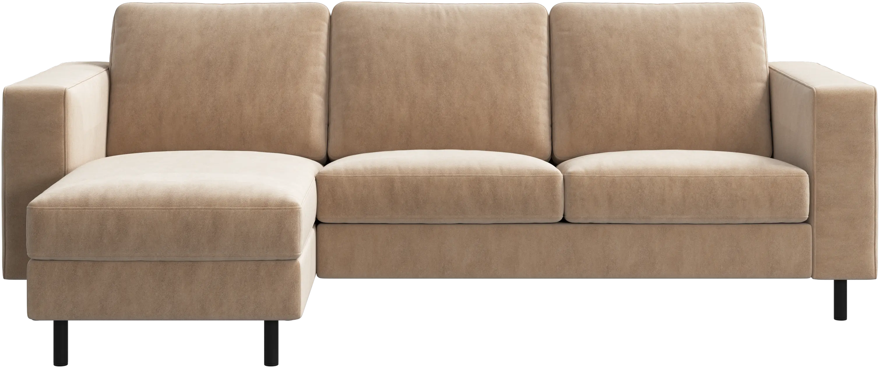 Sofá Indivi com chaise longue à esquerda