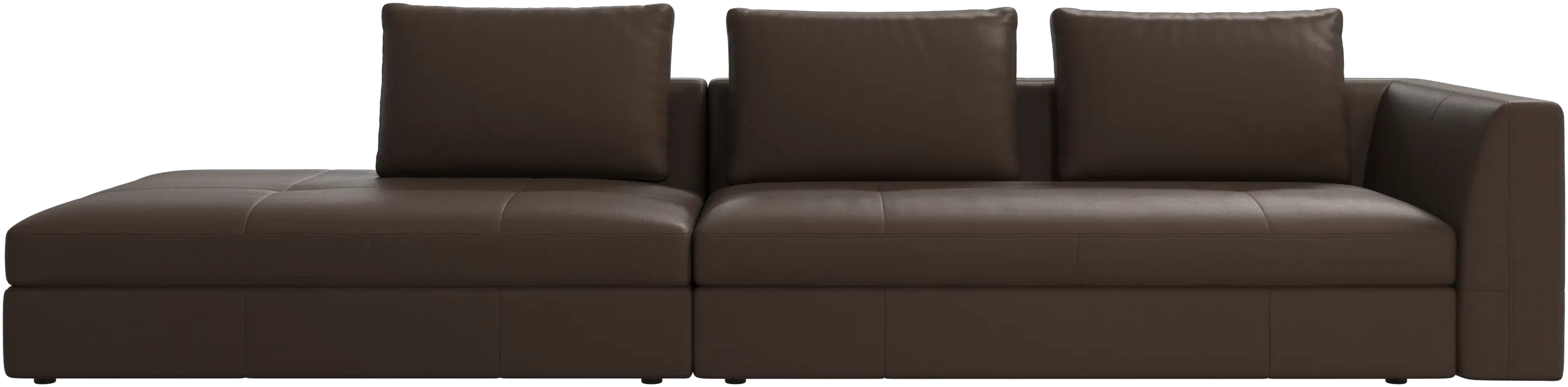 Bergamo sofa with lounging unit