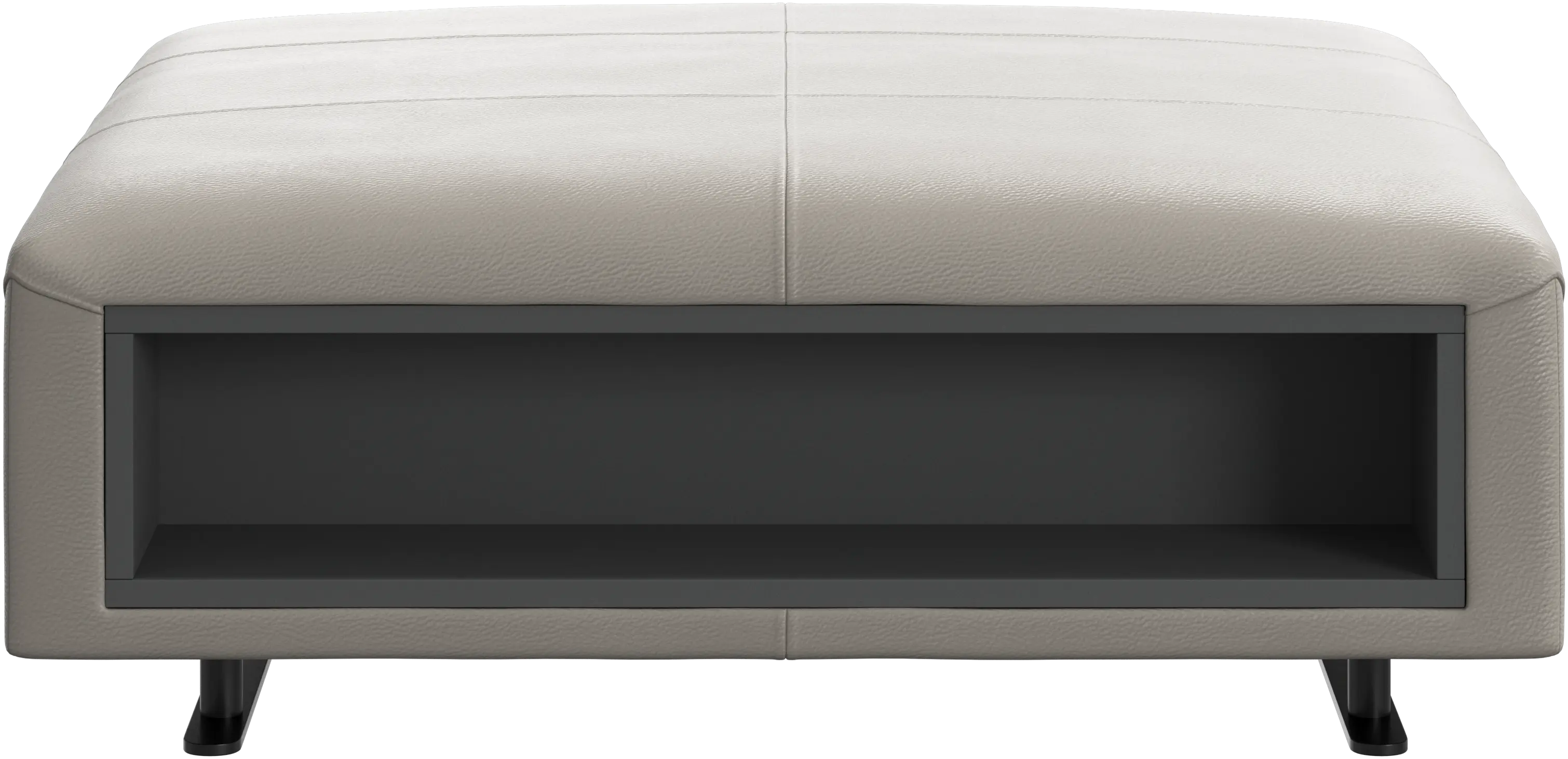 Hampton Pouf mit Stauraum auf linker und rechter Seite
