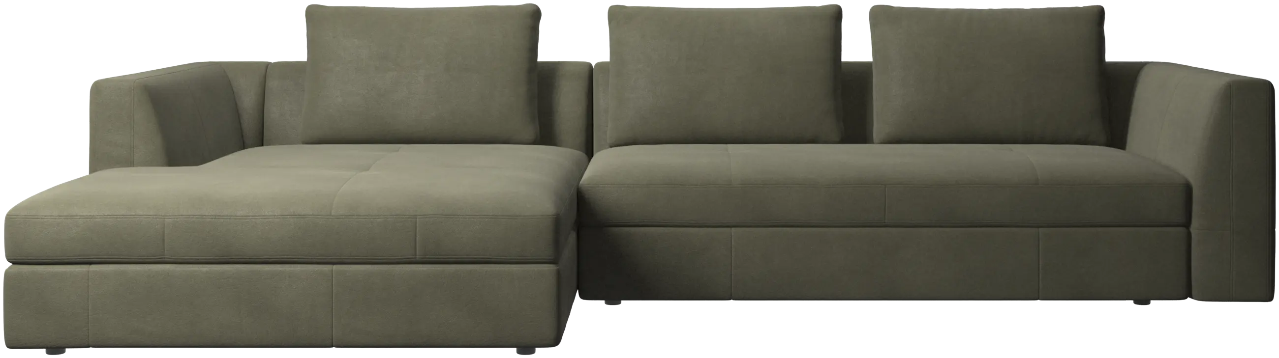 Bergamo sofa with resting unit