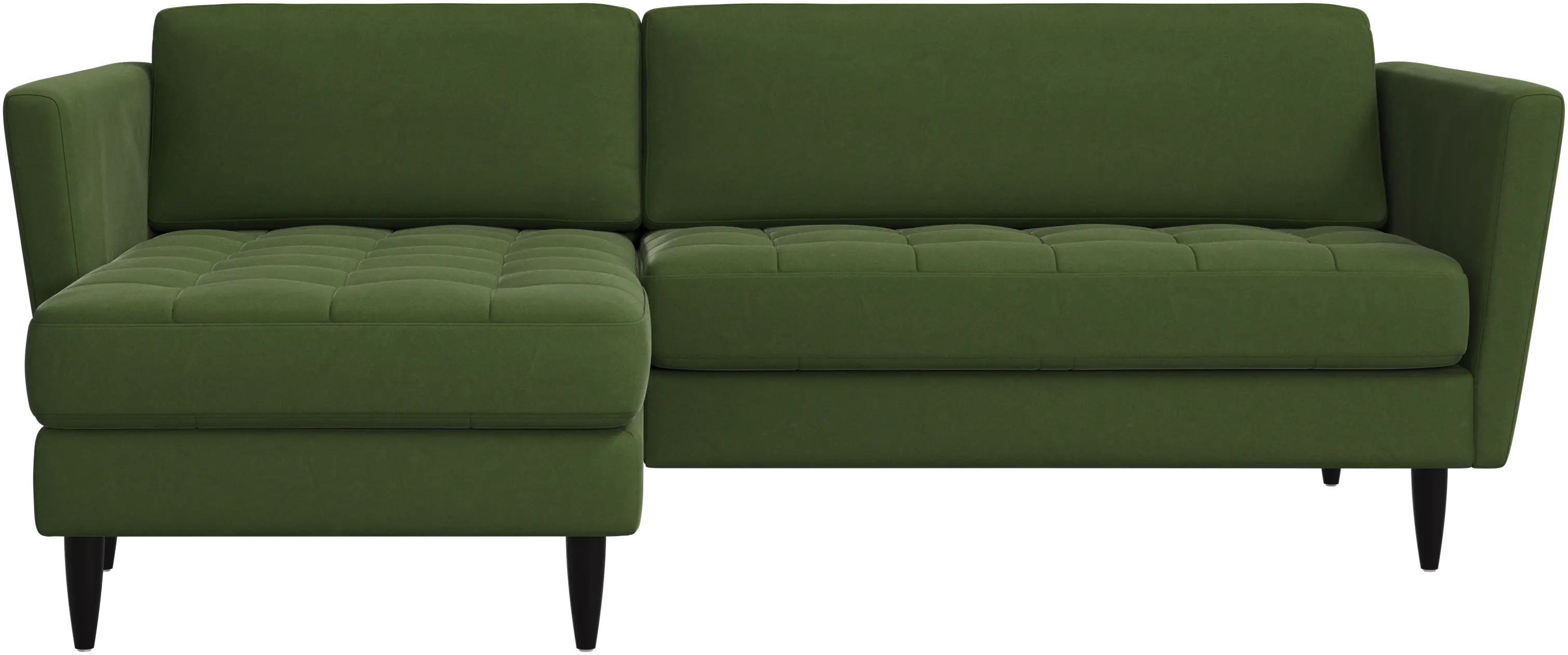 Osaka sofa with resting unit, tufted seat