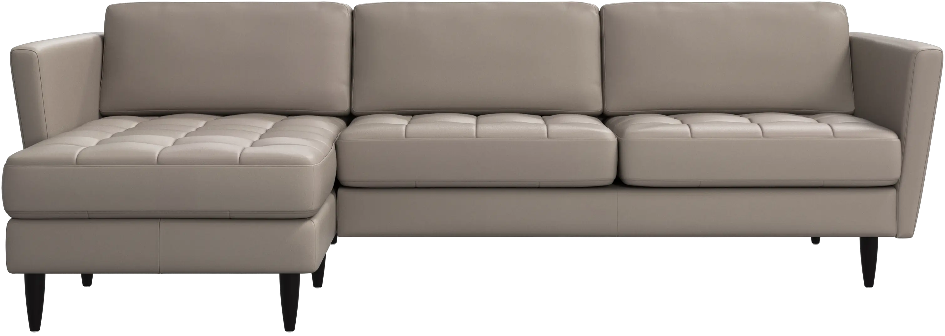 Osaka sofa with resting unit, tufted seat