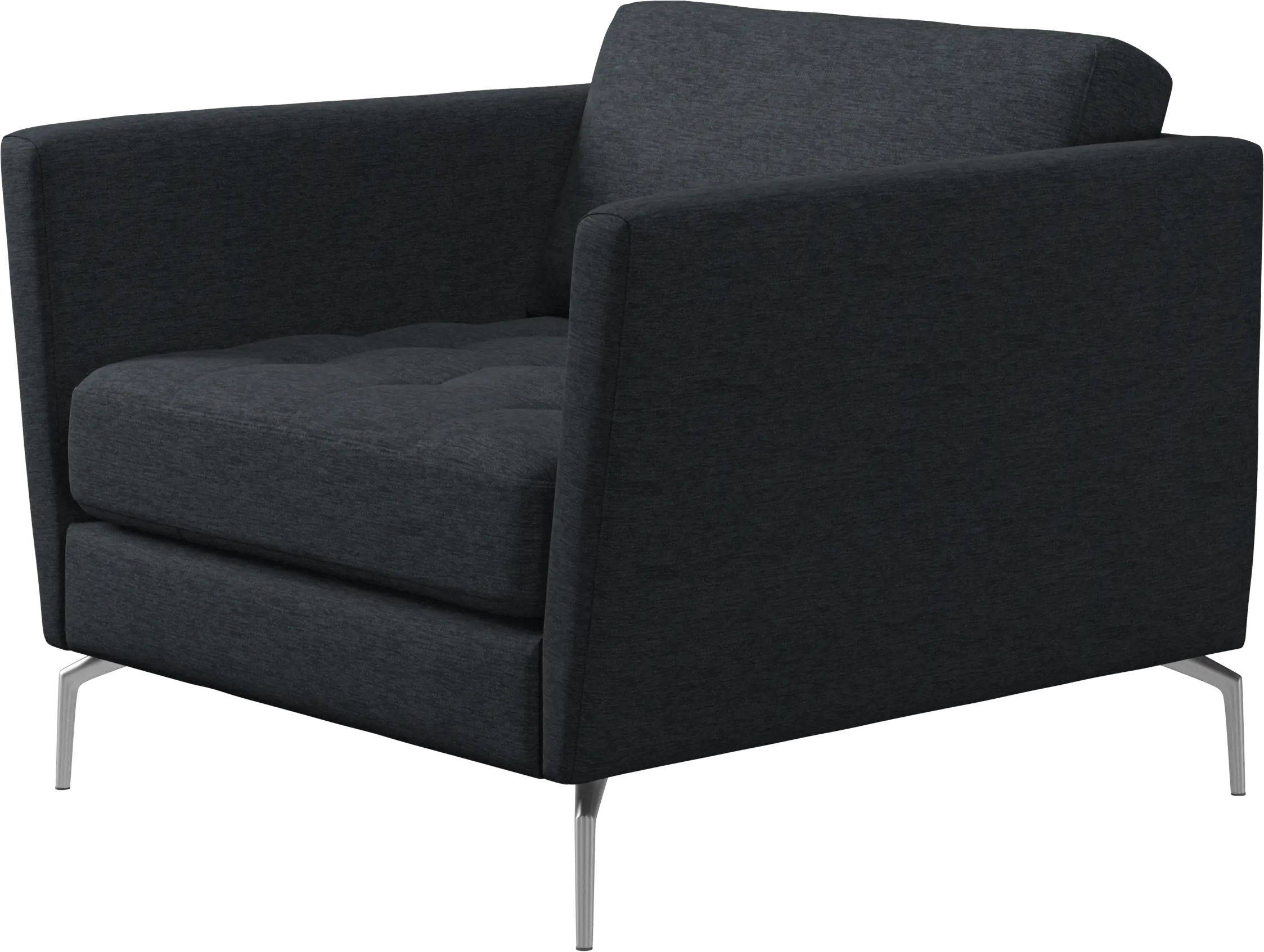 Osaka chair, tufted seat