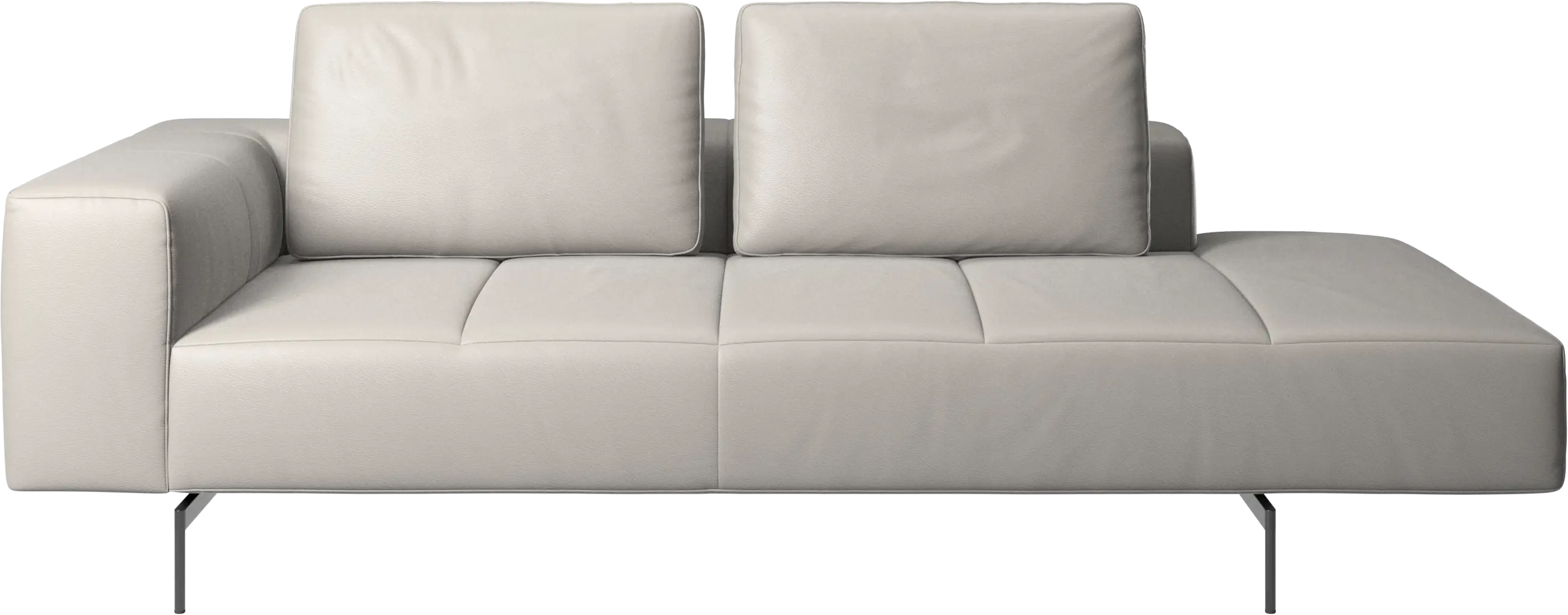 Amsterdam resting module for sofa, armrest left, open end right