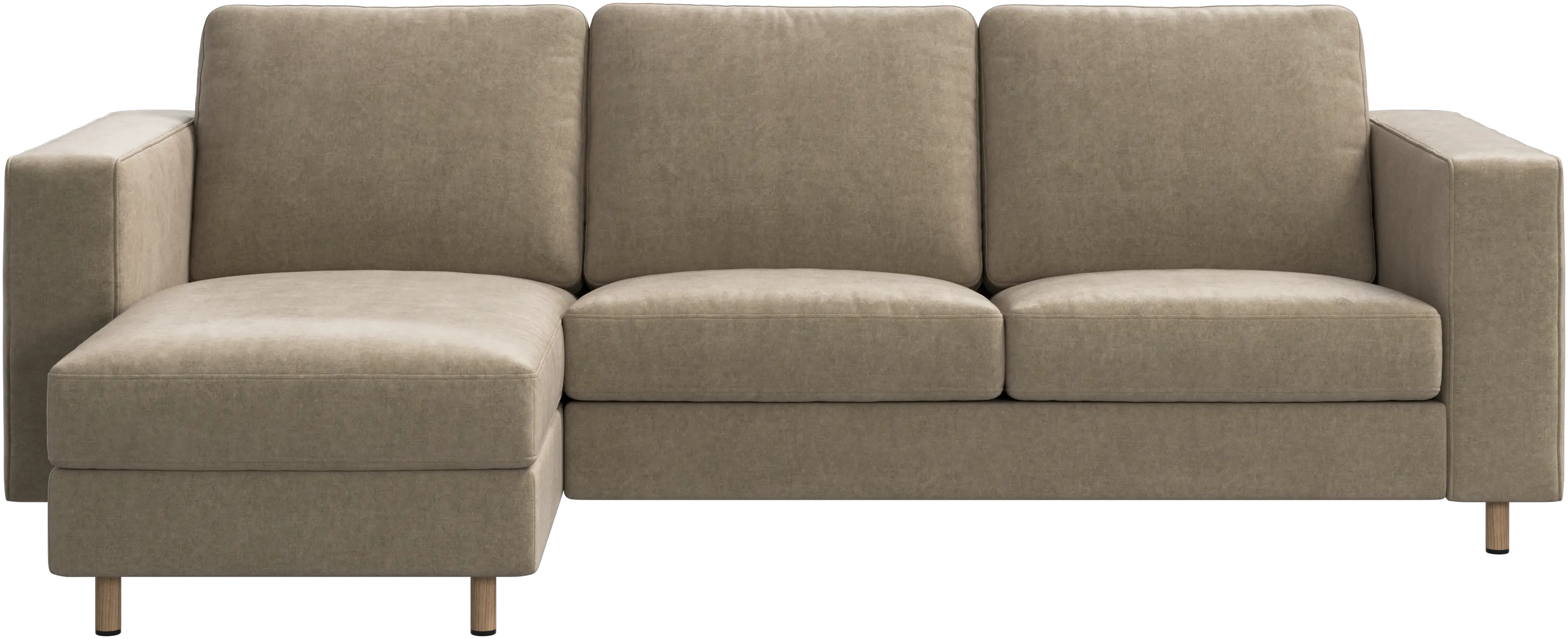 Sofá Indivi con módulo chaise-longue a la izquierda