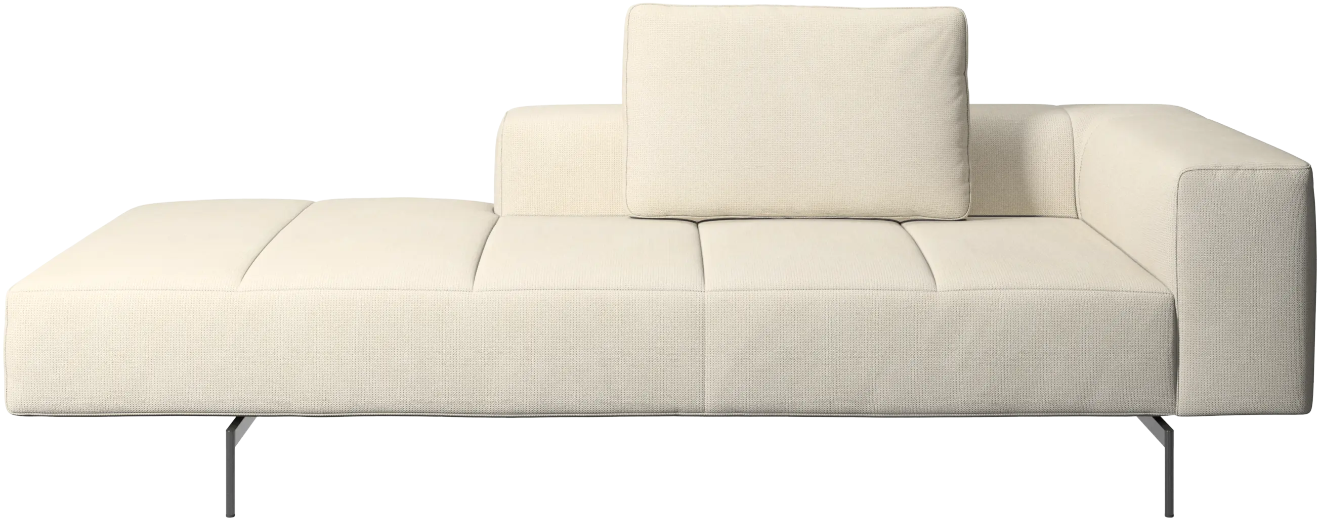 Module de canapé Amsterdam, accoudoir à droite, chaise longue à gauche
