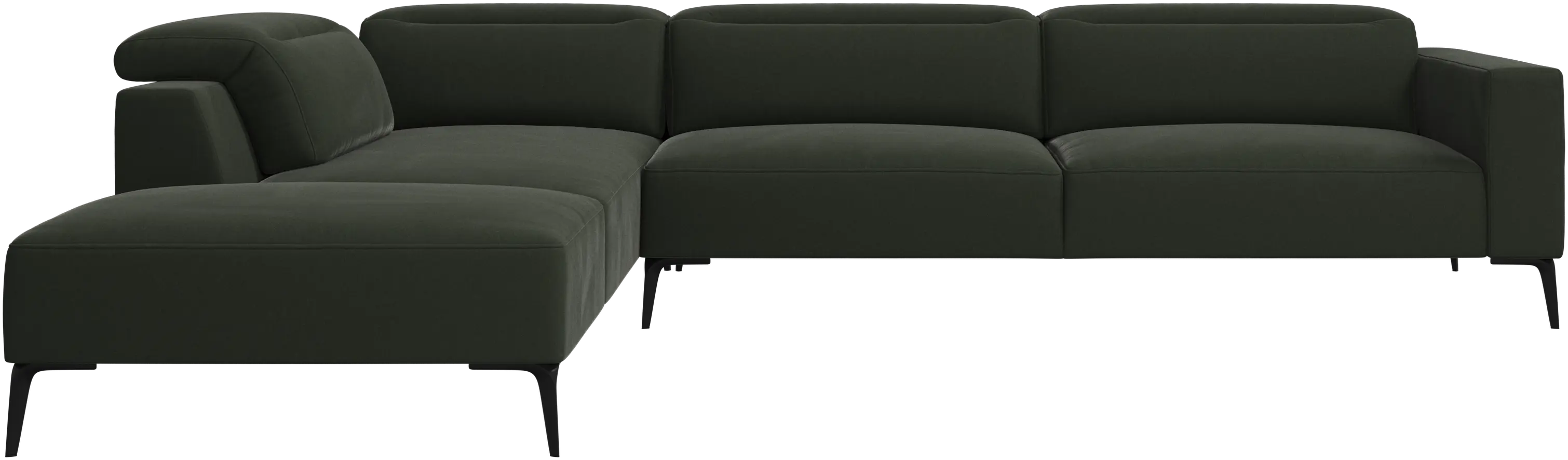 Zürich corner sofa with lounging unit