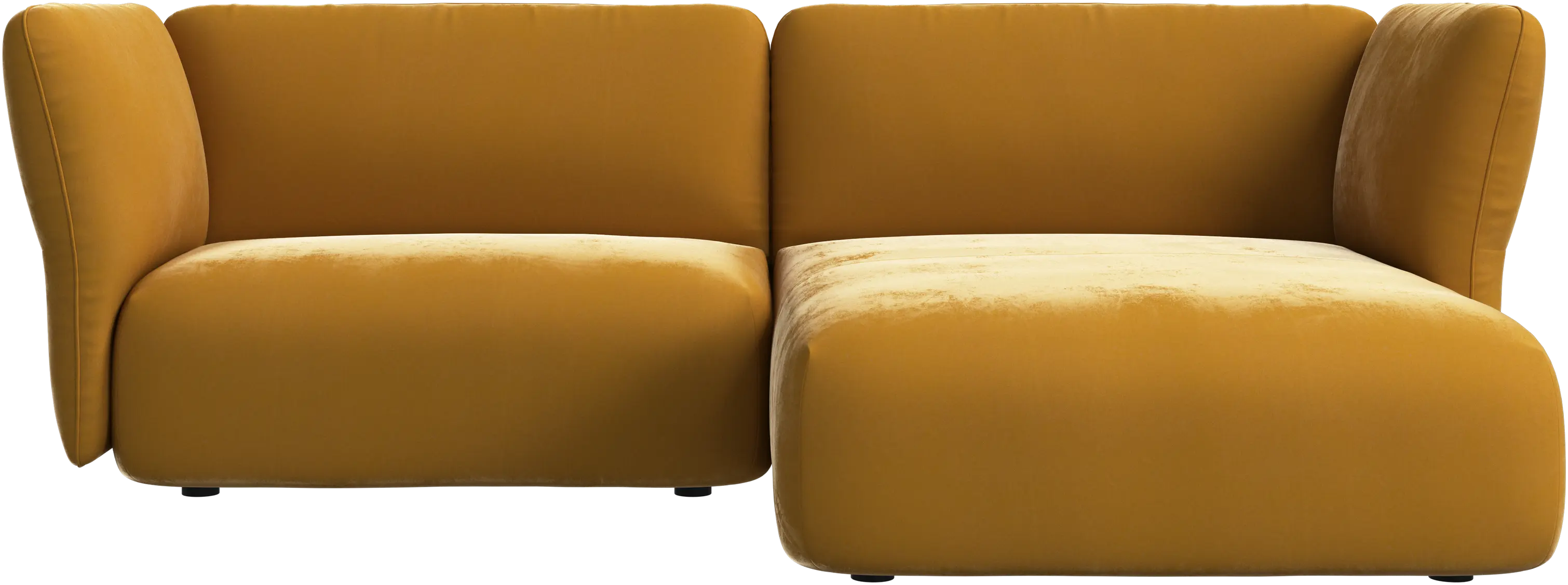 Paraggi 1.5-seater with chaise longue right